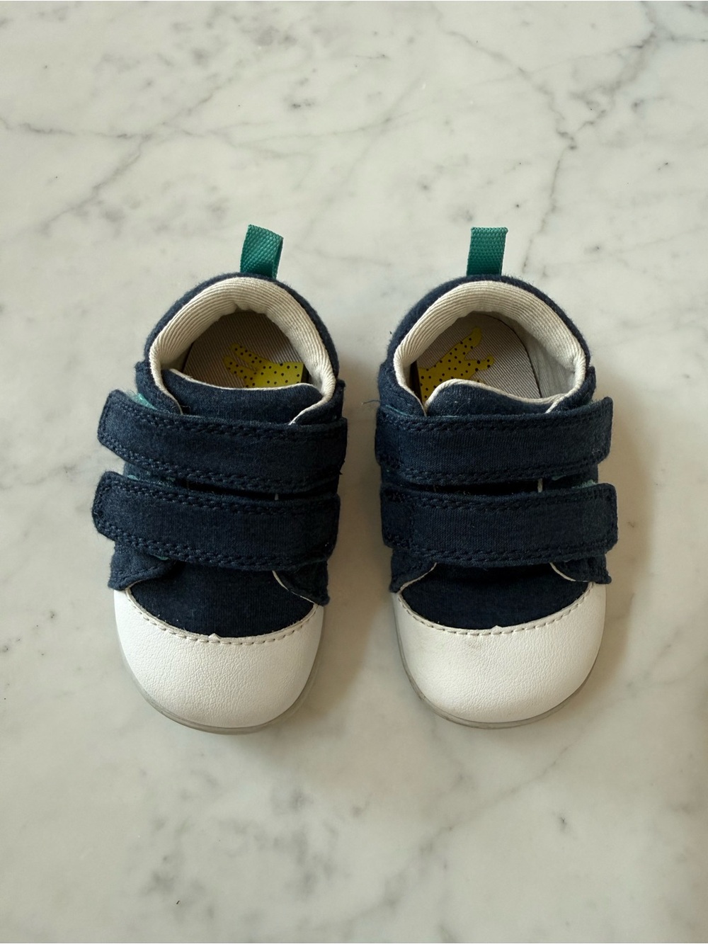 Ten Little First Walkers Navy Toddler Shoes Size 4.5